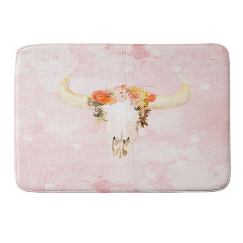 Kangarui Romantic Boho Buffalo Memory Foam Bath Mat