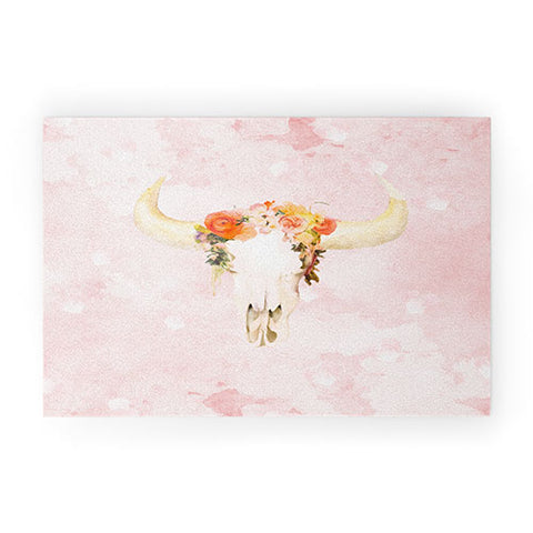 Kangarui Romantic Boho Buffalo Welcome Mat