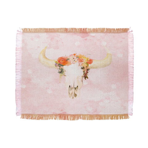 Kangarui Romantic Boho Buffalo Throw Blanket