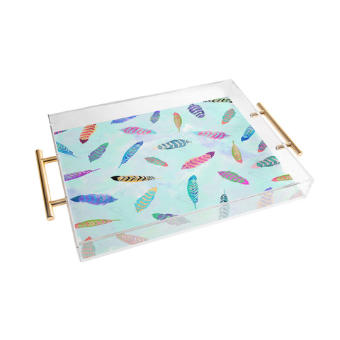 Kangarui Swimming Feathers Acrylic Tray