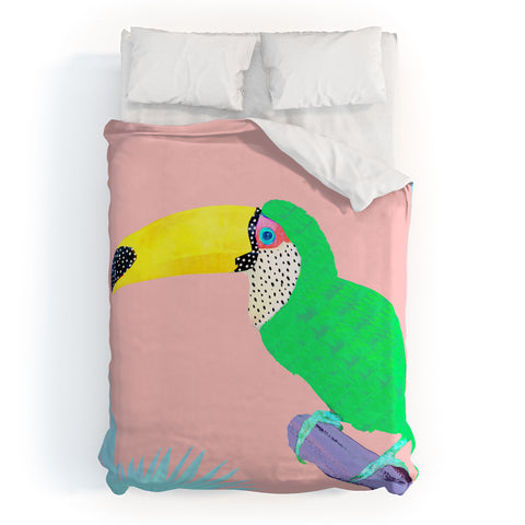 Kangarui Tropical Toucan Duvet Cover