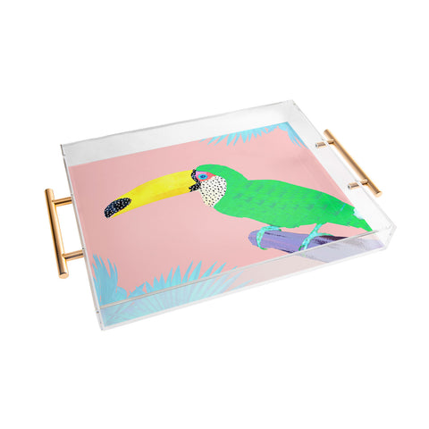 Kangarui Tropical Toucan Acrylic Tray