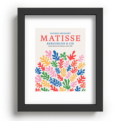 KaranAndCo Matisse Paper Collage I Recessed Framing Rectangle