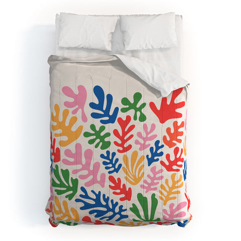 KaranAndCo Matisse Paper Collage I Comforter