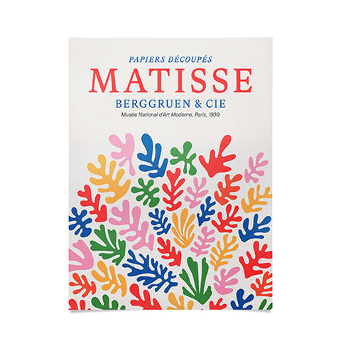 KaranAndCo Matisse Paper Collage I Poster