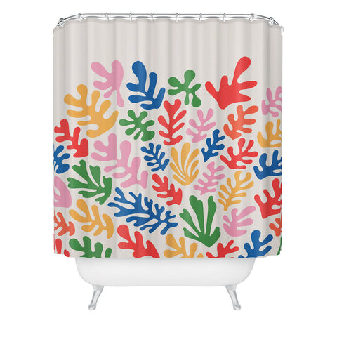 KaranAndCo Matisse Paper Collage I Shower Curtain