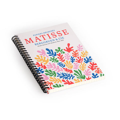KaranAndCo Matisse Paper Collage I Spiral Notebook