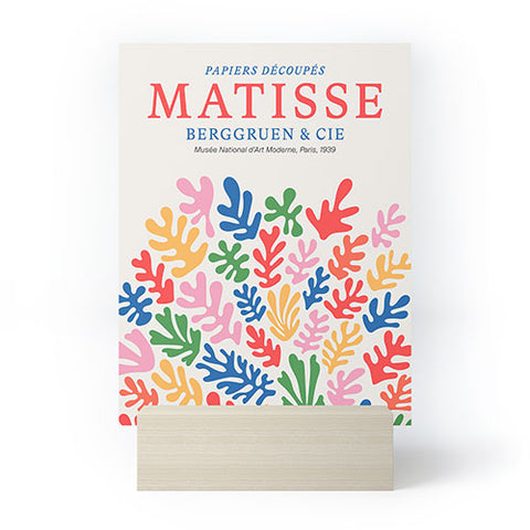 KaranAndCo Matisse Paper Collage I Mini Art Print