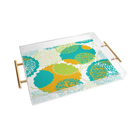 Karen Harris Brandywine Falls Citrus Incarnation Acrylic Tray