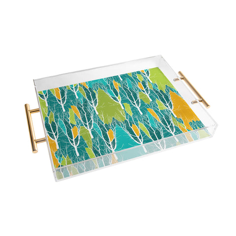 Karen Harris Citrus Multi What Forest Acrylic Tray