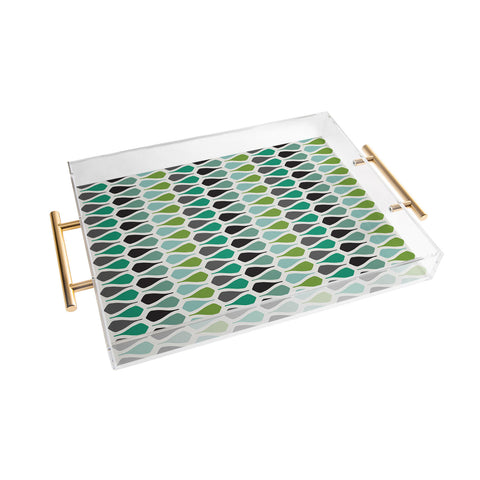 Karen Harris Laid Back In Succulent Light Acrylic Tray