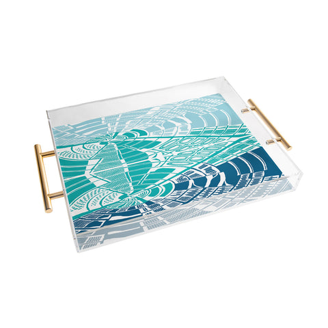 Karen Harris Post Modern Cool Acrylic Tray