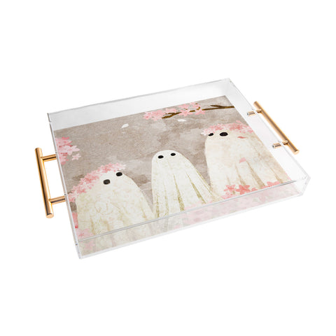 Katherine Blower Designs Cherry Blossom Party Acrylic Tray