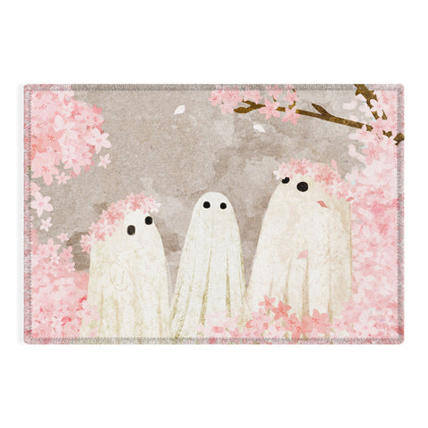 Katherine Blower Designs Cherry Blossom Party Outdoor Rug