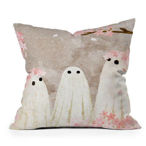 Katherine Blower Designs Cherry Blossom Party Throw Pillow