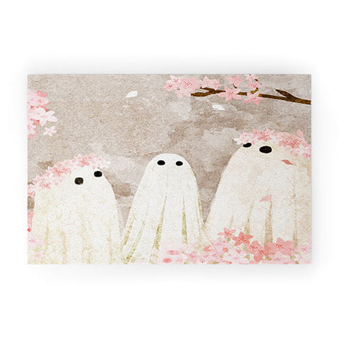 Katherine Blower Designs Cherry Blossom Party Welcome Mat