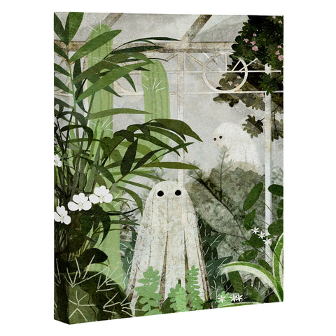 Katherine Blower Designs Ghost in the Greenhouse Art Canvas