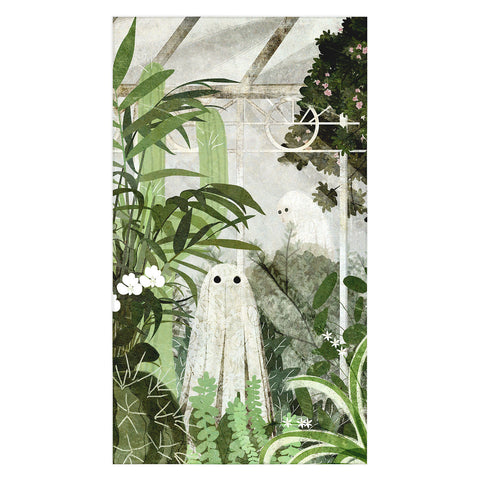 Katherine Blower Designs Ghost in the Greenhouse Tablecloth
