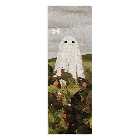Katherine Blower Designs Strawberry Fields II Yoga Towel