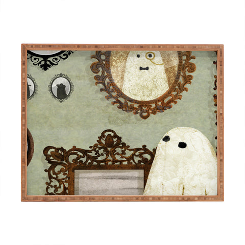 Katherine Blower Designs Theres A Ghost in the Gallery Rectangular Tray