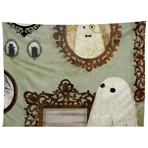 Katherine Blower Designs Theres A Ghost in the Gallery Tapestry