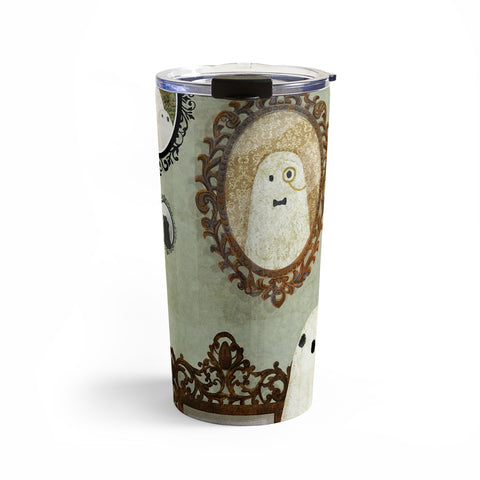 Katherine Blower Designs Theres A Ghost in the Gallery Travel Mug