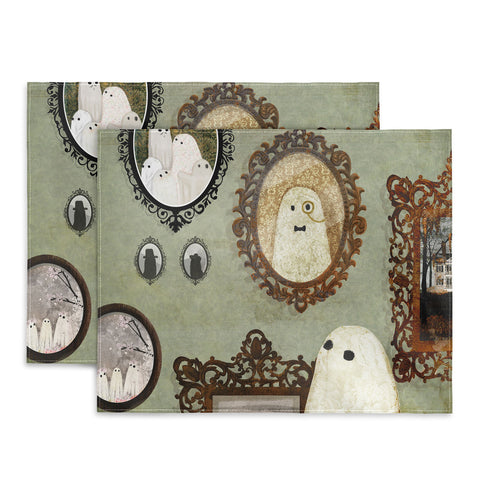 Katherine Blower Designs Theres A Ghost in the Gallery Placemat