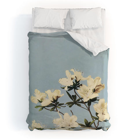 kazegami Japanese Azaleas Duvet Cover