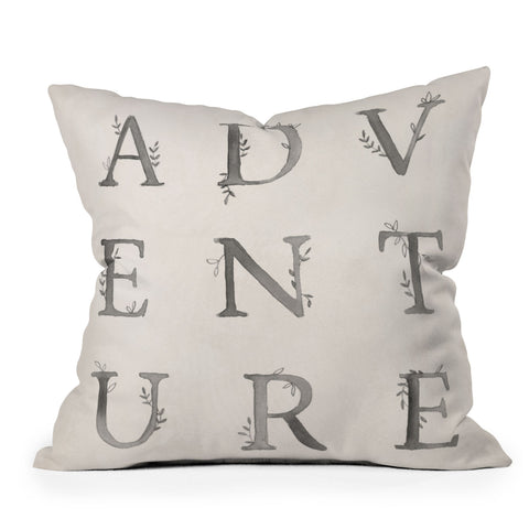 Kelli Murray ADVENTURE 4 Outdoor Throw Pillow