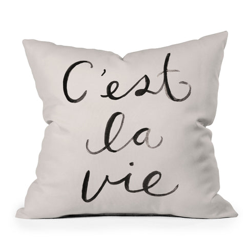 Kelli Murray Cest La Vie 2 Outdoor Throw Pillow