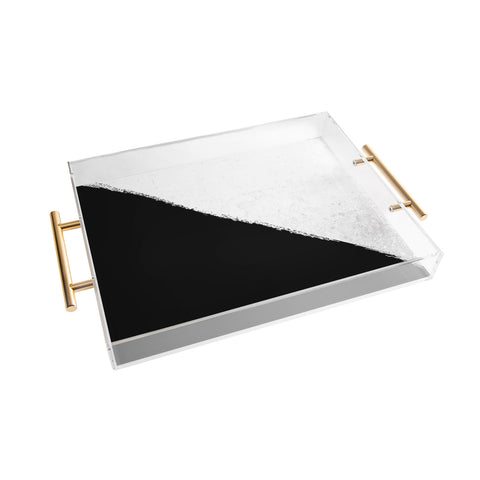 Kelly Haines Concrete Black Paint Acrylic Tray