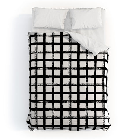 Kelly Haines Distressed Gingham Duvet Cover