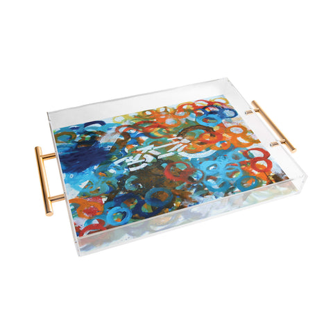 Kent Youngstrom Bicycle Crossing Acrylic Tray