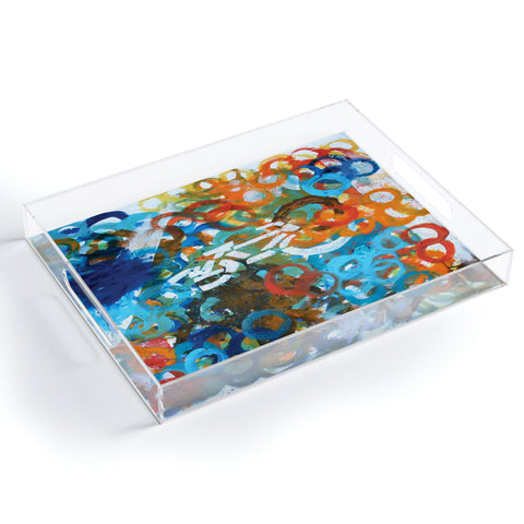 Kent Youngstrom Bicycle Crossing Acrylic Tray