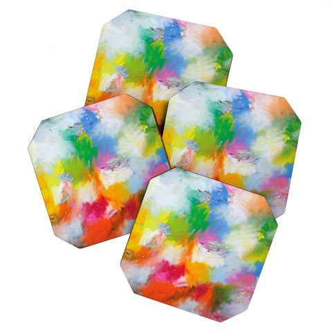 Kent Youngstrom color combustion Coaster Set