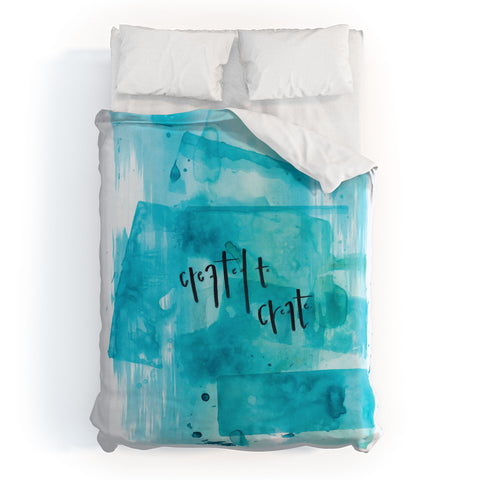 Kent Youngstrom created to create blue Duvet Cover