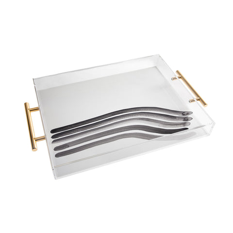 Kent Youngstrom curve stripes Acrylic Tray
