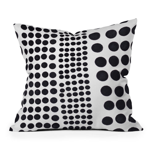 Kent Youngstrom dots of difference Outdoor Throw Pillow