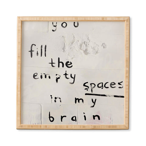 Kent Youngstrom empty spaces Framed Wall Art