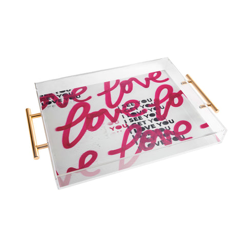 Kent Youngstrom i see you love Acrylic Tray