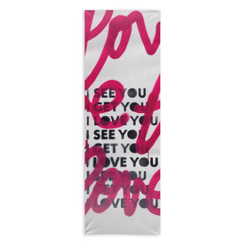 Kent Youngstrom i see you love Yoga Towel