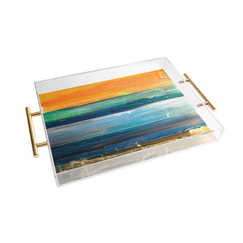 Kent Youngstrom in the green room Acrylic Tray