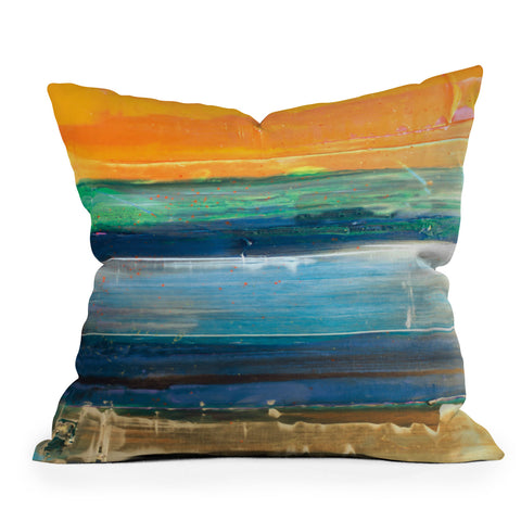 Kent Youngstrom in the green room Throw Pillow