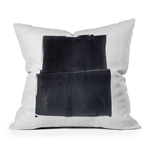 Kent Youngstrom ink blocks Outdoor Throw Pillow