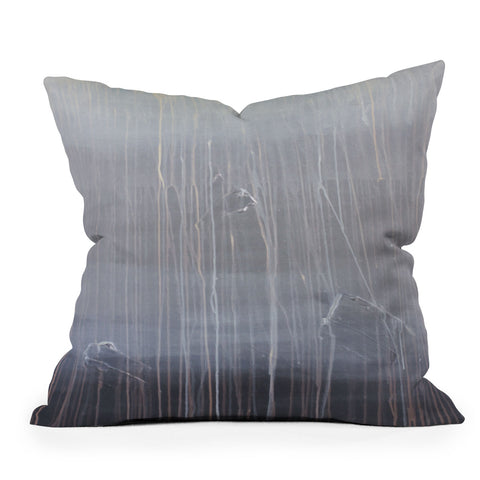 Kent Youngstrom mocha with a drizzle Outdoor Throw Pillow