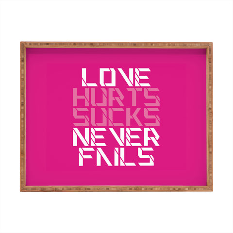 Kent Youngstrom Never Fails Rectangular Tray