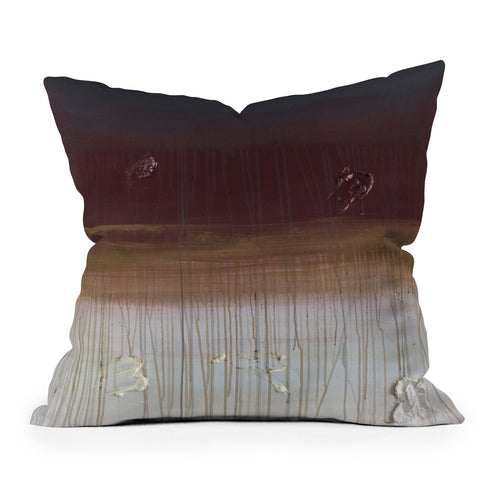 Kent Youngstrom non fat mocha wit a caramel drizzle Outdoor Throw Pillow