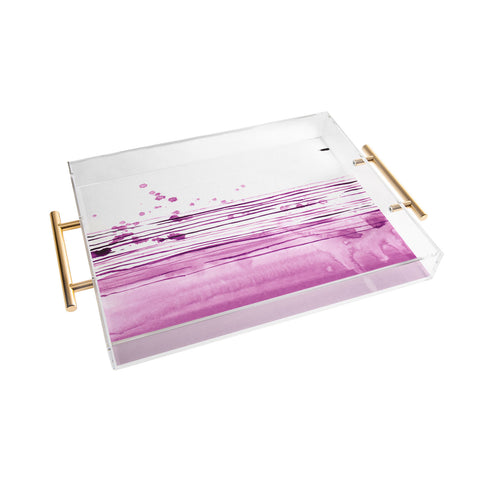 Kent Youngstrom purple for the win Acrylic Tray