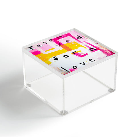 Kent Youngstrom reserved for a lover Acrylic Box