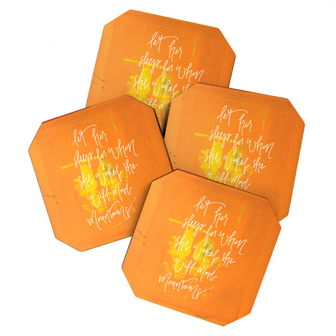 Kent Youngstrom she will move mountains two Coaster Set